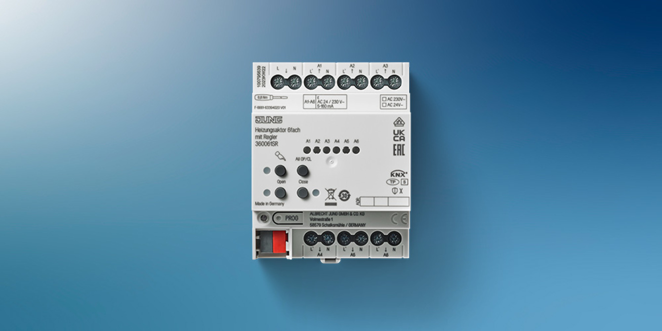 KNX Heizungsaktor 6-fach bei Bautechnik Fischer GmbH & Co. KG in Schwäbisch Gmünd