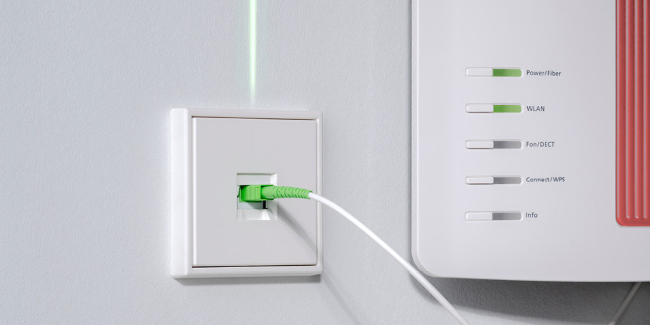 Die neuen Glasfaser-Anschlussdosen bei Bautechnik Fischer GmbH & Co. KG in Schwäbisch Gmünd